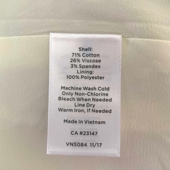 RSVP By Talbots Off-White Floral Pleated Midi Skirt size 4 - Picture 7 of 8